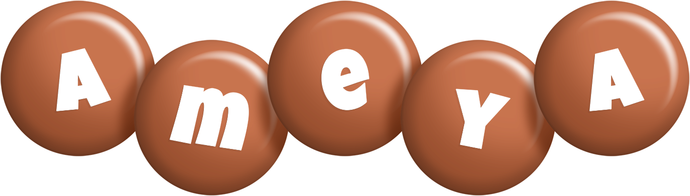 Ameya candy-brown logo
