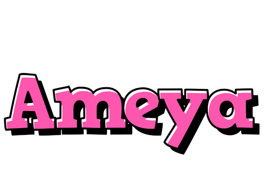 Ameya girlish logo