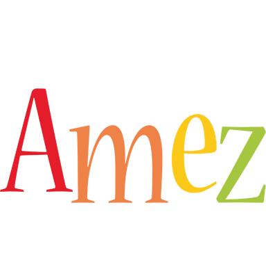 Amez birthday logo