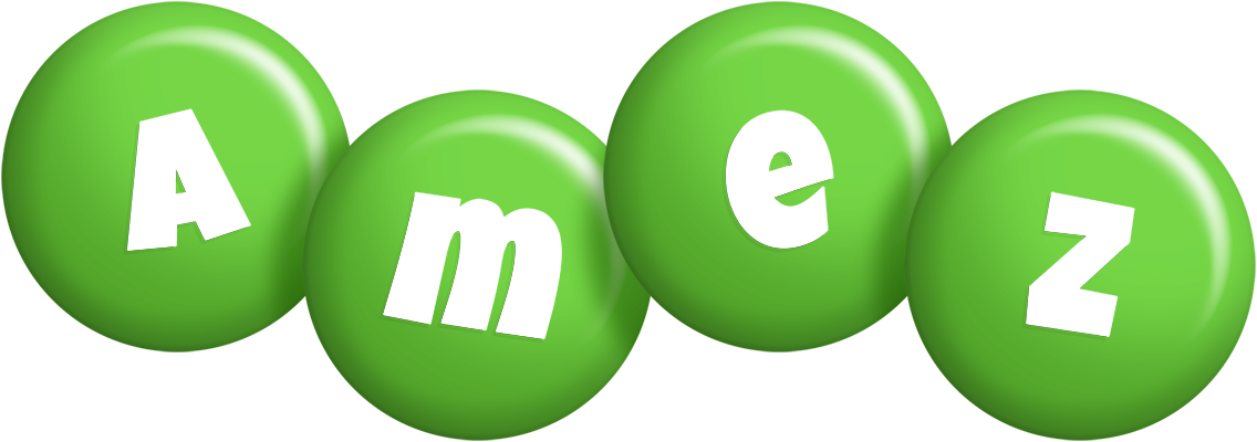 Amez candy-green logo