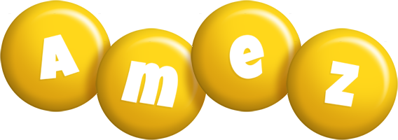 Amez candy-yellow logo