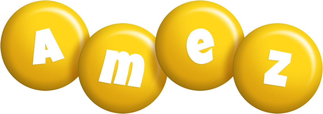 Amez candy-yellow logo