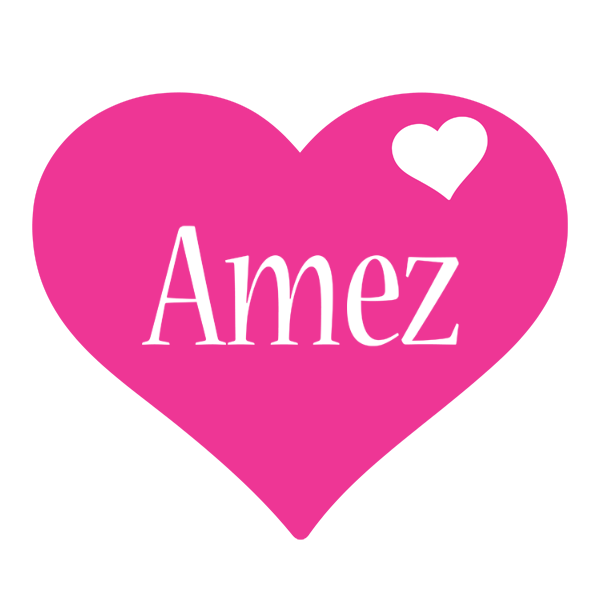 Amez love-heart logo