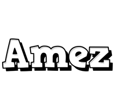 Amez snowing logo