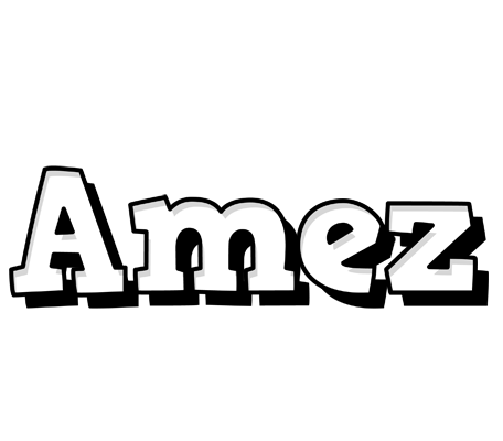 Amez snowing logo