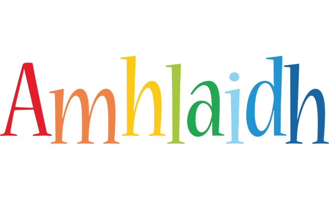 Amhlaidh birthday logo