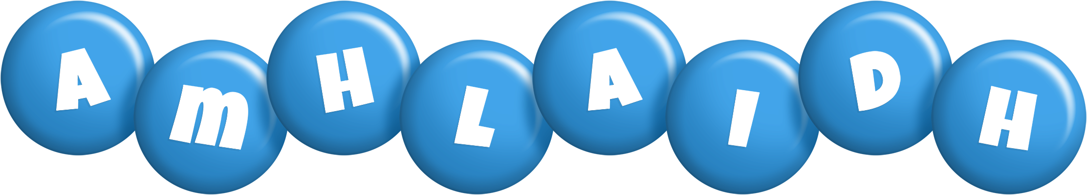 Amhlaidh candy-blue logo