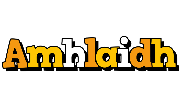 Amhlaidh cartoon logo