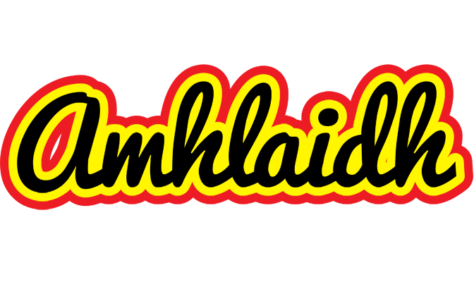 Amhlaidh flaming logo