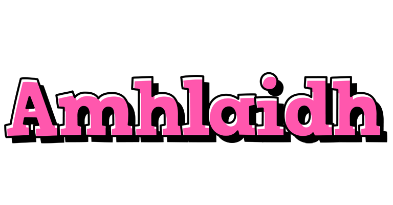 Amhlaidh girlish logo