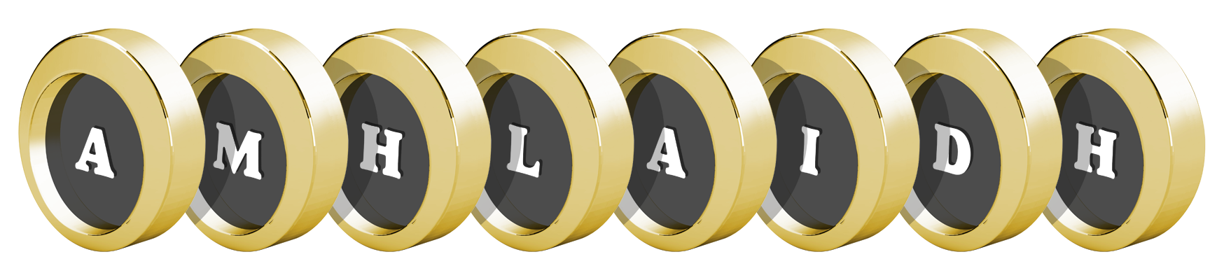 Amhlaidh gold logo