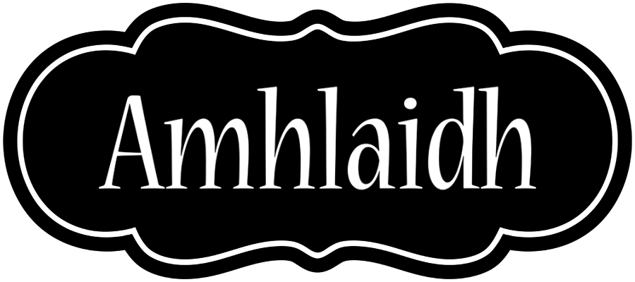 Amhlaidh welcome logo