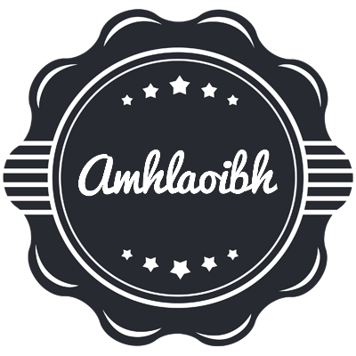 Amhlaoibh badge logo