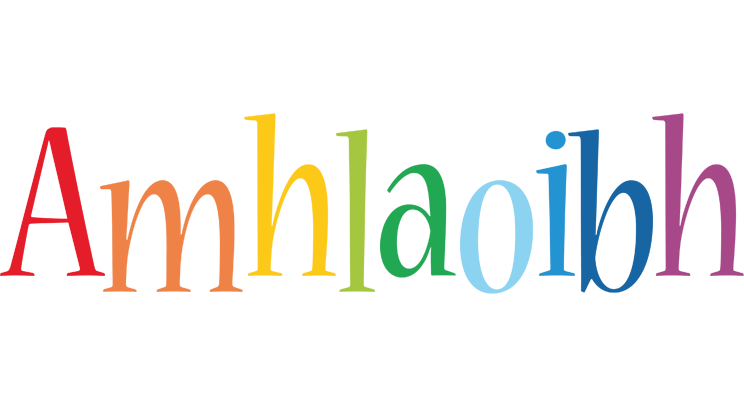 Amhlaoibh birthday logo