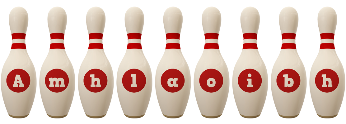 Amhlaoibh bowling-pin logo