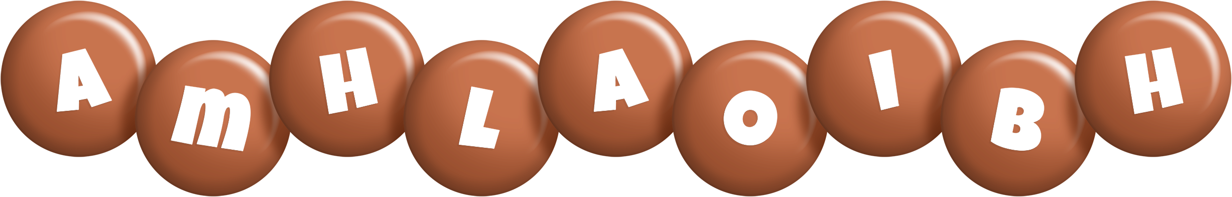 Amhlaoibh candy-brown logo