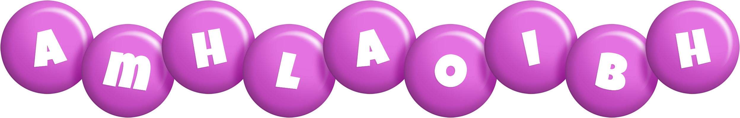 Amhlaoibh candy-purple logo