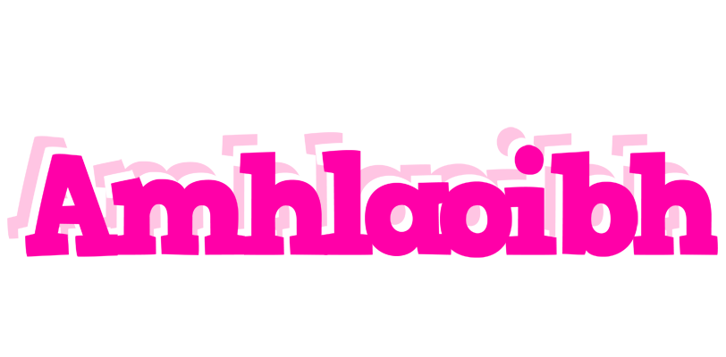 Amhlaoibh dancing logo