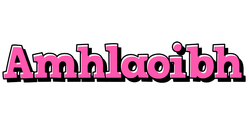 Amhlaoibh girlish logo
