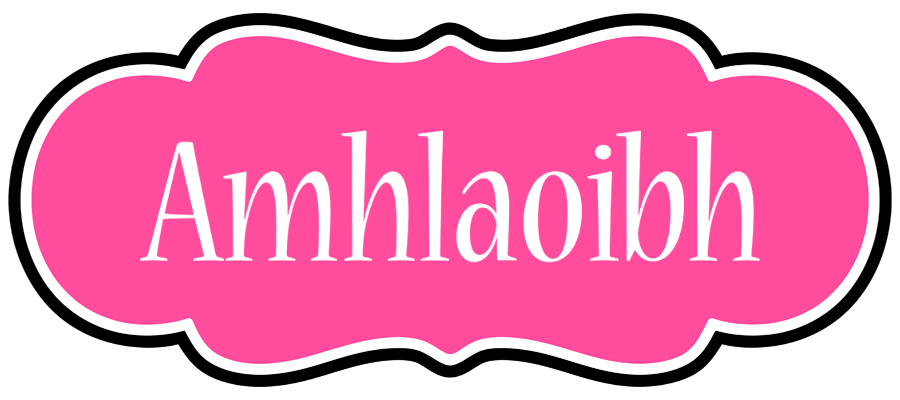 Amhlaoibh invitation logo