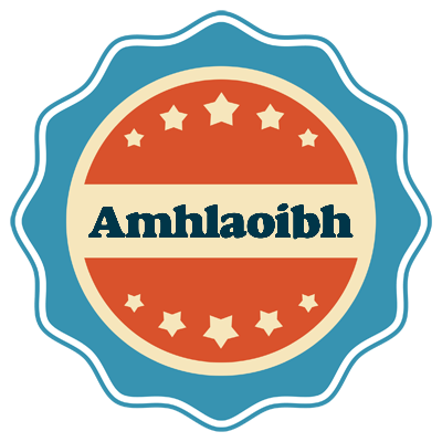 Amhlaoibh labels logo