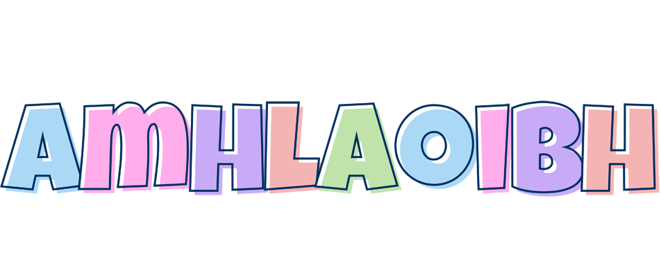 Amhlaoibh pastel logo
