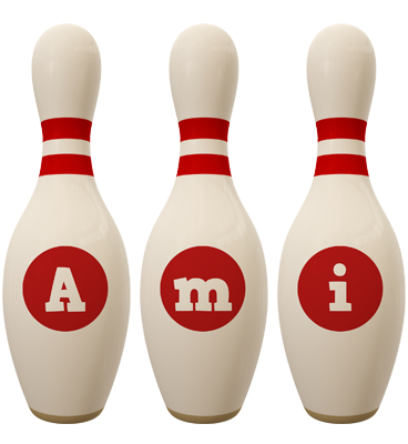 Ami bowling-pin logo