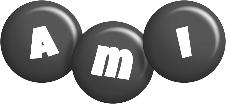 Ami candy-black logo