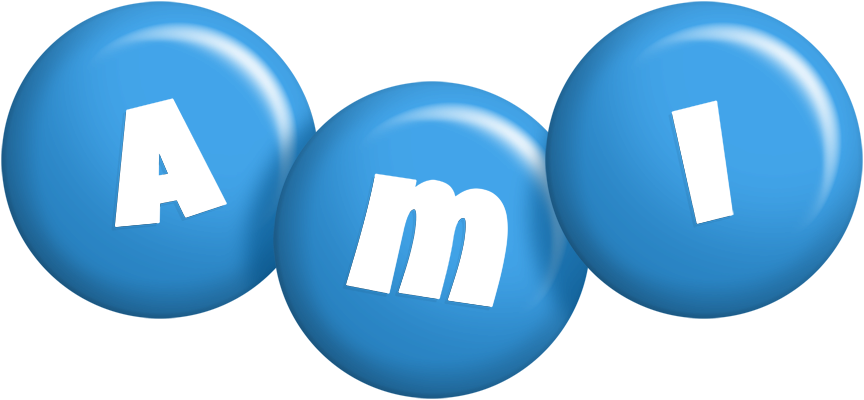 Ami candy-blue logo