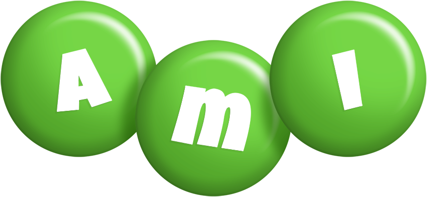 Ami candy-green logo