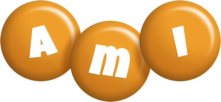 Ami candy-orange logo