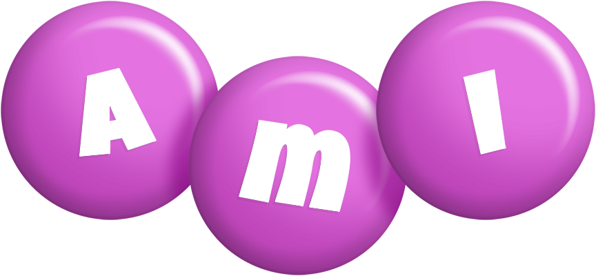 Ami candy-purple logo