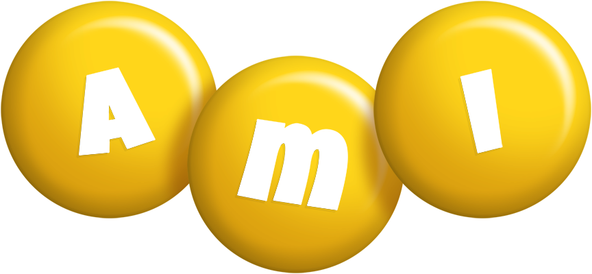 Ami candy-yellow logo