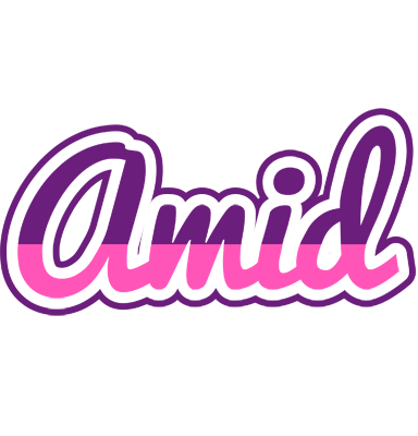 Amid cheerful logo