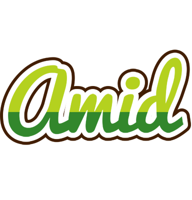 Amid golfing logo