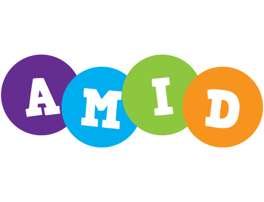 Amid happy logo