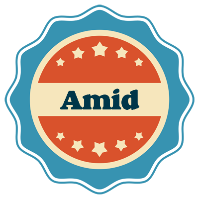 Amid labels logo