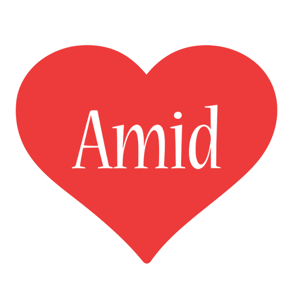 Amid love logo