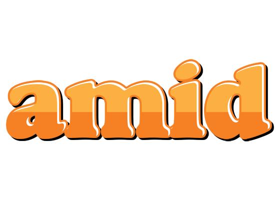 Amid orange logo