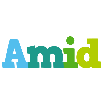 Amid rainbows logo