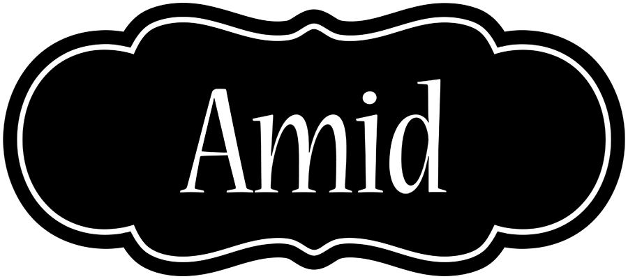 Amid welcome logo