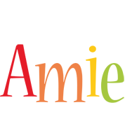 Amie birthday logo