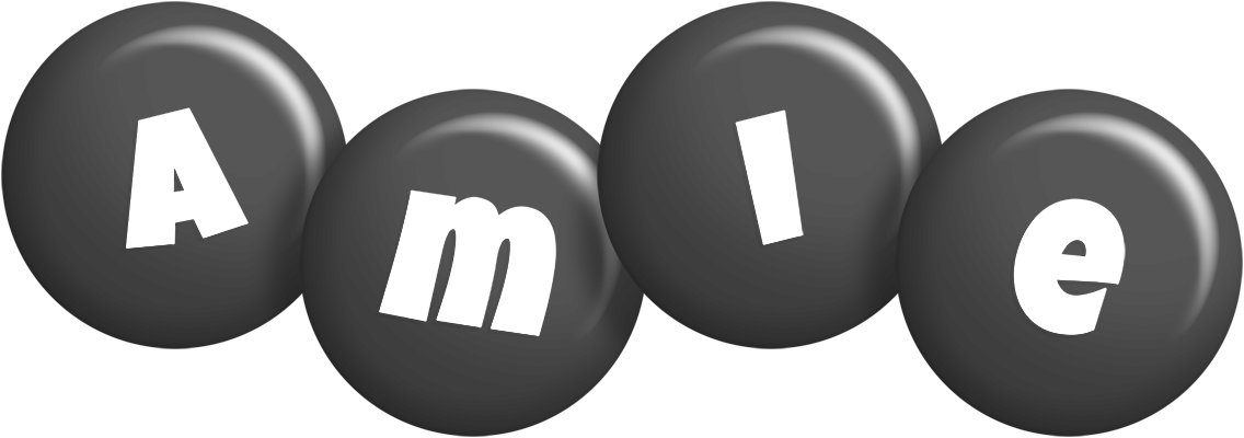 Amie candy-black logo
