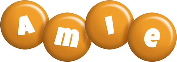 Amie candy-orange logo
