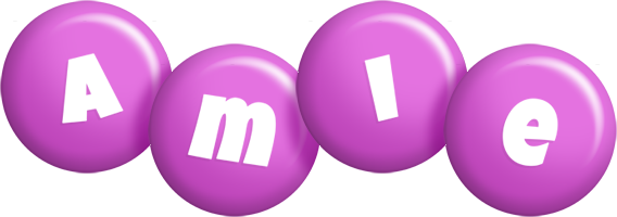 Amie candy-purple logo