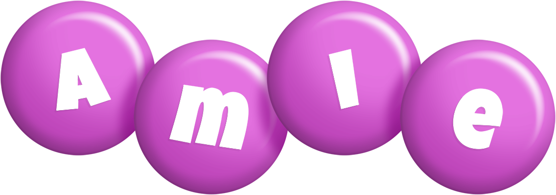 Amie candy-purple logo