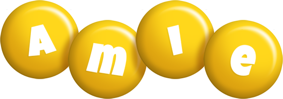 Amie candy-yellow logo