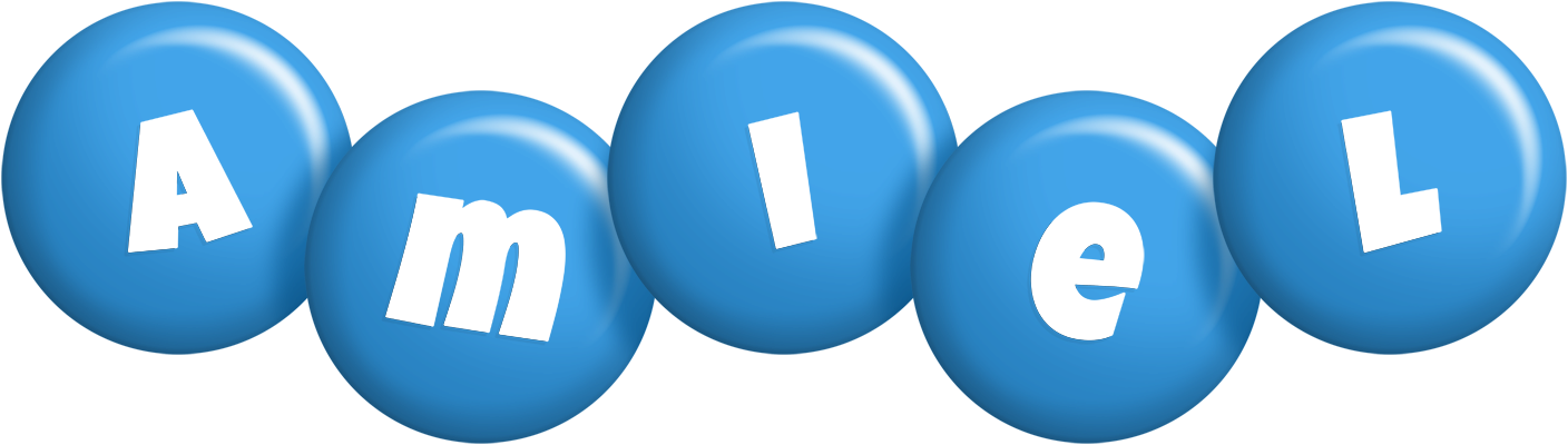 Amiel candy-blue logo