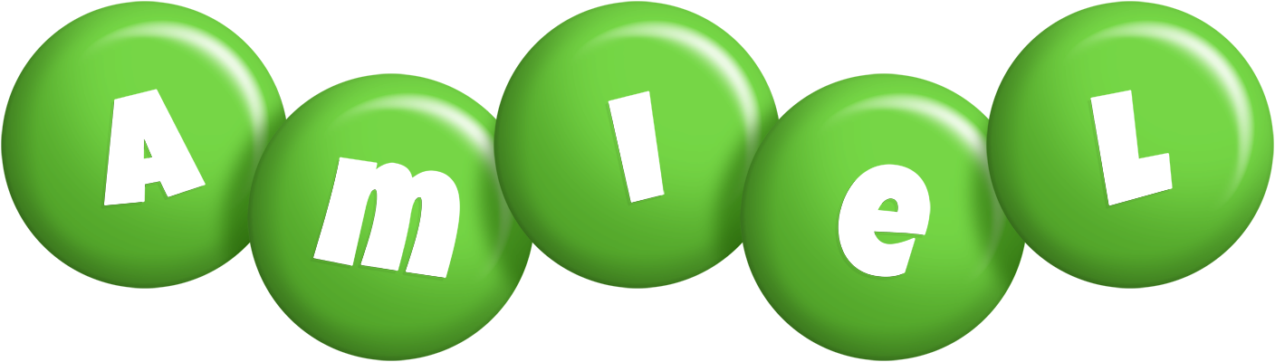 Amiel candy-green logo