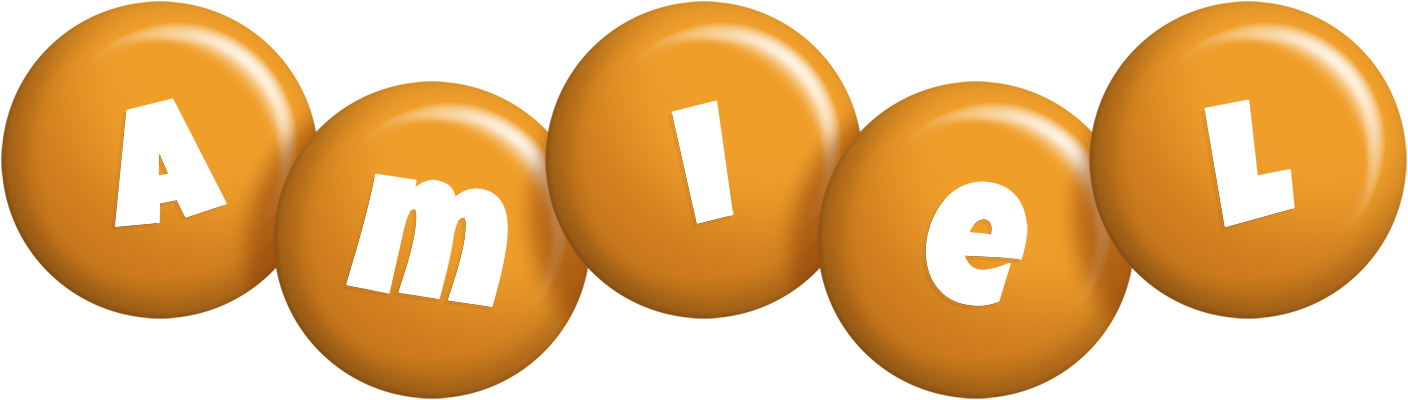 Amiel candy-orange logo